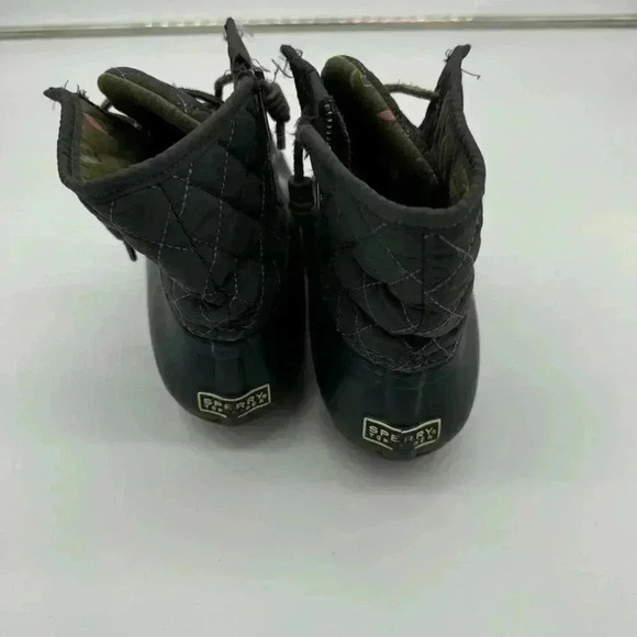 Women's Sperry Saltwater Quilted Navy Blue Duck Boots, Size 8.5, STS93027 - Picture 3 of 5